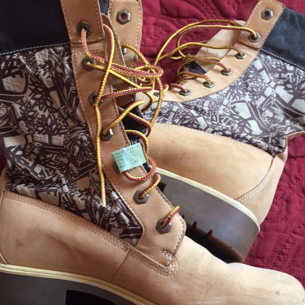 Timberland leather boots 👢